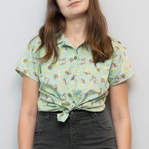 Patagonia button down shirt green / medium